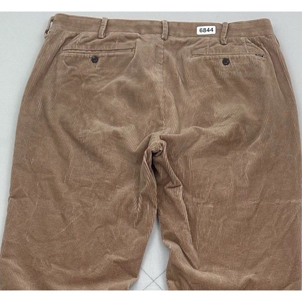 Polo Ralph Lauren Corduroy Pants Mens 36x33 Brown Wide Wale Classic Fit Stretch